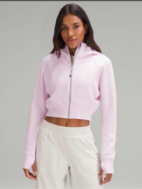 lululemon athletica Tops - LULULEMON CROPPED SCUBA PINK